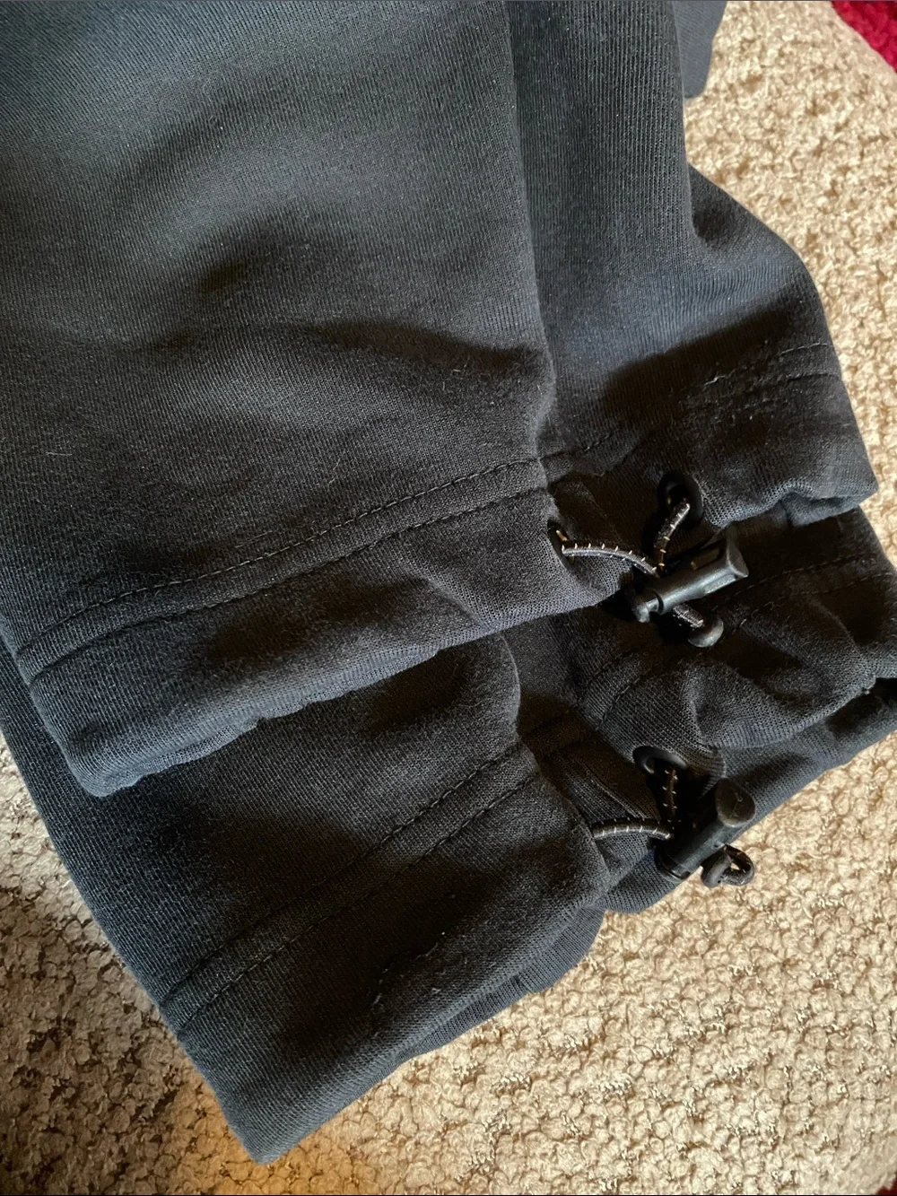 Nike Tech Heavyweight Adjustable Hem Joggers Sweatpants Medium Black